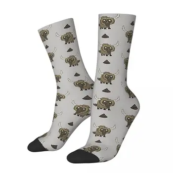 Много чорапи Beefalo, супер Меки чорапи Harajuku, всесезонни чорапи, аксесоари за мъжки, Женски коледни подаръци