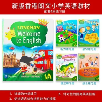 5 Книга на Новото издание на Учебника по английски език за начално училище Хонг конг Лонгман Лонгман Welcome To English Storybook Education Toys