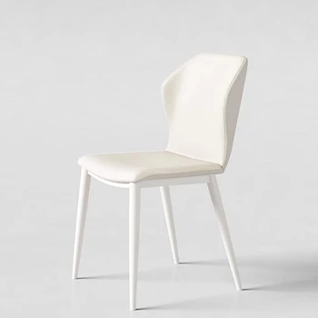 Дизайнерски Бели Трапезни столове за ресторант Vanity Garden Акцентные Трапезни столове Модерни мебели в скандинавски стил Sillas Comedor в минималистичен стил