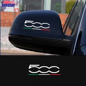 Стикер на огледалото за обратно виждане на автомобила за Fiat 500 Abarth Sport 595 695 Автоаксесоари