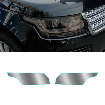 За Range Rover L405 2013-2021 Нюанс на фаровете на автомобила Черна защитно фолио Защитна прозрачна vinyl стикер от TPU аксесоар