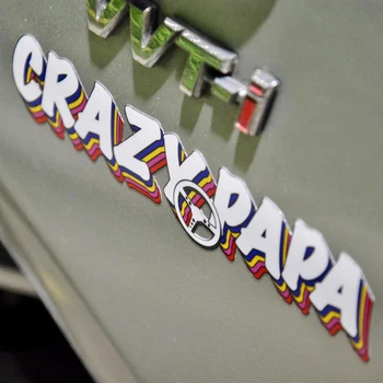 Стикер на кола Crazy Papa Odyssey Sena GL8 Vinyl апликация, триъгълни етикети в прозореца с електрически люк