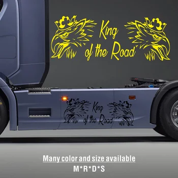 Автомобилна Стикер Sabo Scania King of the Road Забавен Кола / Броня / Прозорец Водоустойчив PVC Стикер За Автомобил САМ Декоративни Авточасти