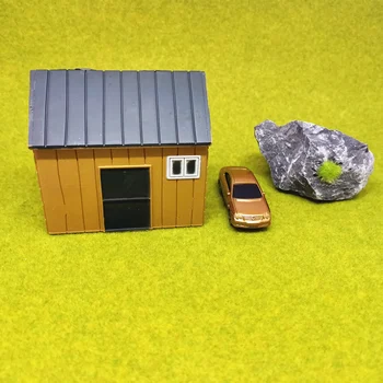 1ocs ръчно сглобяване на модели на къщи от материали, които самите те могат да colorize в любимия си стил