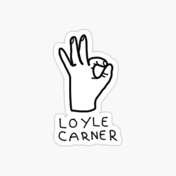 Loyle Carner Ok Sign 5ШТ Автомобилни стикери за лаптоп, смешно домашен хладилник, кола, сладък стени на фона на аниме, бебешки бутилки за вода