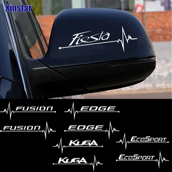 Стикер на огледалото за обратно виждане, 2 елемента за Ford Fiesta, Mondeo Fusion Escape Edge Ecosport Kuga