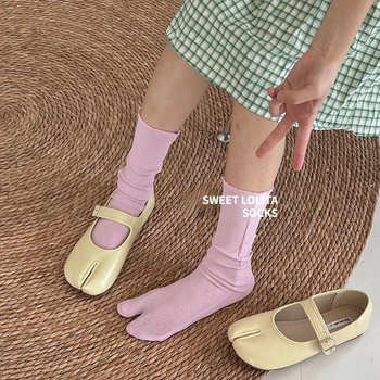 Чорапи-täby в японски стил, летни дамски чорапи в стил Лолита 
