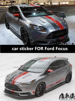 Новата автомобилна стикер за Ford Focus модификация на купето екстериор индивидуални стикер на състезателен автомобил филм аксесоари