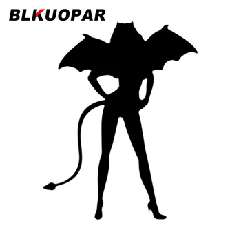 BLKUOPAR Момиче-Дяволът, Забавни автомобилни стикери, Креативна аниме-стикер на 