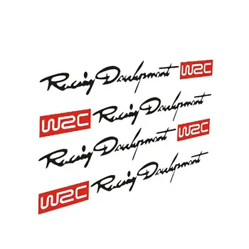 4шт Етикети на дръжки на автомобила в ивицата WRC Rally Racing Автомобилни стикери, винил за Mercedes Benz C Class W205