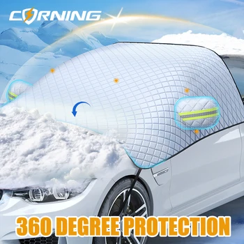 Сенника за кола, сняг Навън, авточехлы, тента от градушка, външно предното стъкло, водоустойчив аксесоар, защитен за suv