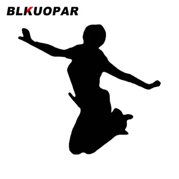 Автомобилна стикер BLKUOPAR Jump And Fly, креативна забавен стикер, Слънцезащитни кремове, Водоустойчиви, Модерно Предното стъкло, Хладилник, Автомобилни аксесоари