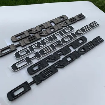 3D ABS Логото на Grand Cherokee Букви, Емблеми Заводска Табела на Иконата на Вратата на Колата За Jeep Grand Cherokee Стикер WK WK2 ZJ и WJ SRT Аксесоари