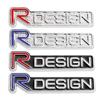 Оформление на Автомобила R Design Емблемата на Предния Капак, Метални Етикети За Volvo Rdesign XC90, S60, XC60, V70, S80 S40 и V50 V40 V60 C30 S60 XC70 V90