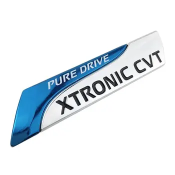 XTRONIC cvt е подходящ за Nissan Xuanyi Teana Qijun hacker Qida крило с писмото логото на CVT tail box метален стикер на колата