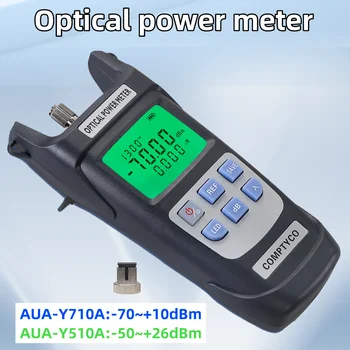 Измерване на оптична мощност COMPTYCO AUA-Y710A/Y510A -70 ~ + 10dBm/-50 ~ + 26dBm оптичен кабелен тестер FTTH Инструменти (OPM с led подсветка)