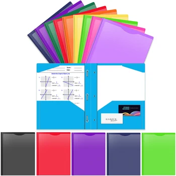 6-10шт Креативна Сверхпрочная Пластмасов Имат папка с Клипса за хартия за писане, Лесно Организуемая За Категоризация на файлове За съхранение