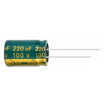 10шт Електролитни кондензатори с високо качество 100V220UF 13x20 мм 220 ICF 100 В 13*20