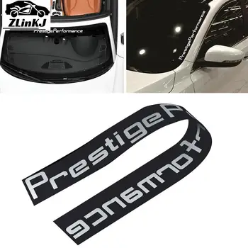 Стикер за спортен автомобил, графична стикер Prestige Performance, Vinyl Стикер на предното стъкло, автомобилни предните и задните светлоотразителни стикери, Етикети
