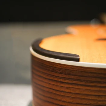Китара подлакътник от розово дърво и абанос Подлакътник за акустични и класически китари Оптимален комфорт и подобряване на звука