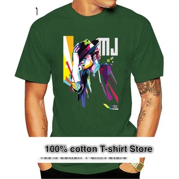Нова музикална черна тениска на Майкъл Джексън, рок-певец Майкъл Джексън, размер на тениски S, M, L, Xl, 2Xl, тениска с принтом 3Xl