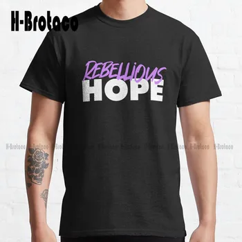 Bowel Бейб - Rebellious Hope Класическа Тениска На Поръчка е Забавна Художествена Градинска Дрехи, Мультяшная Тениска Xs-5Xl Унисекс С Дигитален печат В Ретро Стил