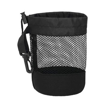 YFASHION Окото чанта за топките за голф, чанта за съвсем малък, найлонова чанта за съхранение на тенис топки, играчки за измиване в салона, душа, 16,5x14 см