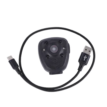 HD 1080P Полицай Значка Видеокамера DVR IR Night Visible LED Light Cam 4-часова Запис на Цифрова Мини-DV-Voice Рекордер 16G
