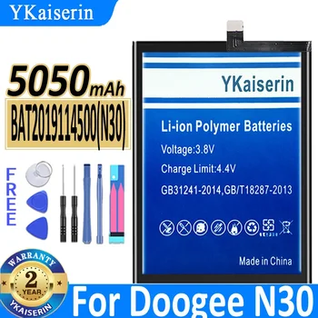 YKaiserin Взаимозаменяеми Батерия BAT2019114500 (N30) 5050 ма За Doogee N30 N 30 Bateria 