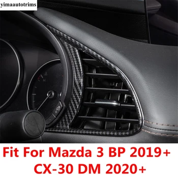 Таблото на Автомобила Климатик На Изхода На Вентилационна Решетка, Рамка Капак Завърши Аксесоари За Mazda 3 BP 2019-2023/CX-30 DM 2020 -2023