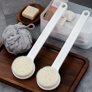 Японската четка за къпане С дълга дръжка, мека коса, средство за смилане на гърба, Гъба за къпане, накрайник за душ, гипсови рафтове на стената
