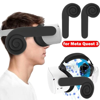 Силиконови слушалки за виртуална слушалки Meta Quest 3 за подобряване на звука слушалки за Quest 2 Аксесоари Удължител за слушалки