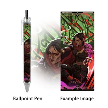 Химикалка писалка isra VI League of Legends, 4шт, Черна превръзка, канцеларски тайни игри, карти Таро, Caneta, бебешки аксесоари