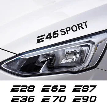 Стикер Върху Дръжката на вратата на Колата С Имуществена Букви Декоративна Стикер За BMW E46 E90 E60 E39 E36 E92 E87 E70 E91 E53 E30 E34 E28 E61 E62 E93