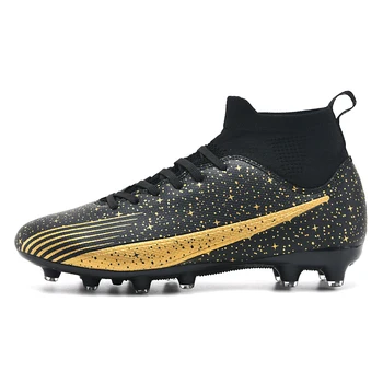 Безплатна доставка Футболни обувки за мъже Изкуствена трева с дълги шипове Спортни футболни обувки, Спортни детски футболни обувки за деца