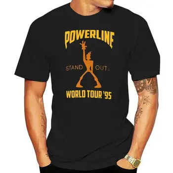 Powerline Stand Out World Tour 95 Тениска с гуфи филм powerline stand out world tour 95 band