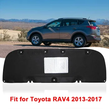 Шумо-топлоизолационна уплътнението на предния капак на колата, звук proofing памучен тампон за двигателя на Toyota RAV4 2013-2017