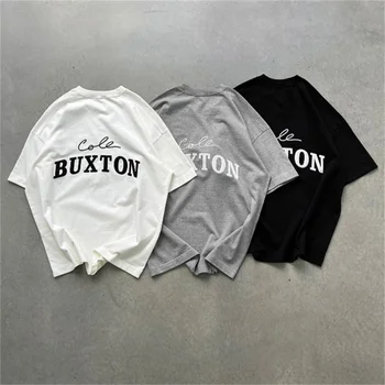 2023ss Тениска с бродирани логото на писмото Cole Buxton за мъже и жени е 1: 1, висококачествена тениска Oversize CB Top Tee