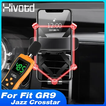 Кола за Мобилен Телефон отдушник за Монтиране на Скоба За Мобилен Телефон Поставка Подкрепа за Аксесоари Бижута За Honda Fit GR9 Jazz Crosstar 2021