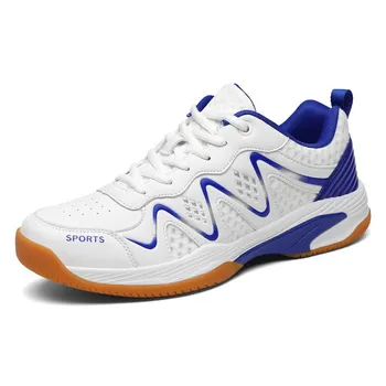 Чифт спортни обувки, мъжки обувки за бадминтон, тенис, тенис на маса, нескользящая дамски обувки за тренировки по пиклболу