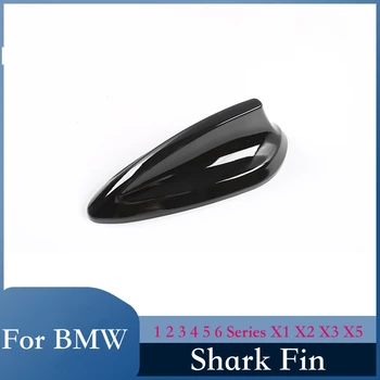 Подходящи за BMW 1 Серия 2 Серия 3 Серия 4 Серия 5 Серия 6 Серия X1 X2 X3 X5 Антена във формата на Акульего перка от ярко-черно Въглеродни влакна