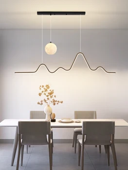 Дизайнерски полилей 2023 за хранене, Хол Кухня Креативен модерен и артистичен дом Led осветление на Окачен Тавана лампа