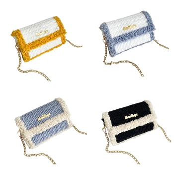 Материали за плетене 63HC, набор от материали за плетене с ръце, чанти с букви, чанти през рамо, комплект за плетене, набор от материали за чанти със собствените си ръце