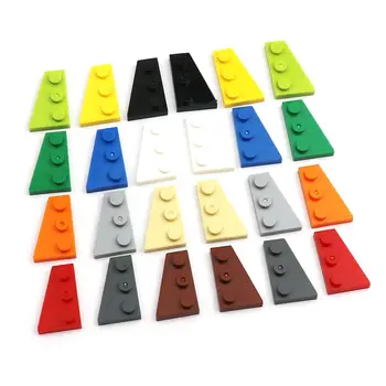 10 БР. Клиновидная плоча MOC 43722 2x3 (вдясно) е Съвместим с национални отбори частици за изграждане на блоковете, на части, обучение подарък играчка 