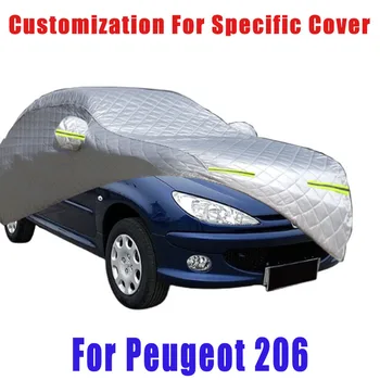 За Peugeot 206 защитно покритие от градушка, за защита от дъжд, драскотини, отслаивания боя, защита на автомобила от сняг