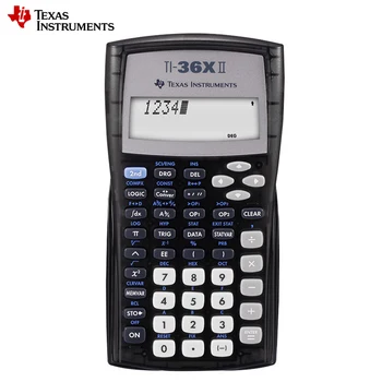 Texas Instruments TI-36X II Калкулатор студентски научни функции, калкулатор математически изчисления, на два реда задни дисплей