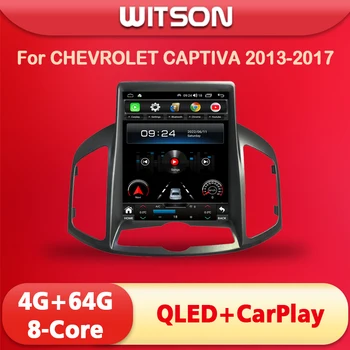 WITSON Tesla Вертикален екран на Android 12 автомагнитола за CHEVROLET CAPTIVA 2013 2017 авто аудио плеър автомобилната навигация GPS авторадио