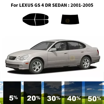 Предварително Обработена нанокерамика car UV Window Tint Kit Автомобили Прозорец Филм За LEXUS GS 4 DR СЕДАН 2001-2005