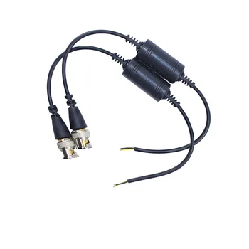 2 елемента HD-предавател, на контролния коаксиален водоустойчив предавател AHD/CVI/TVI от пасивна усукана двойка кабел, конектор мрежов кабел bnc