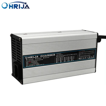 Зарядно устройство OHRIJA 72V 7A, умен алуминиев корпус, подходящ за употреба на оловно-киселинен живот на батерията 72, робот, сигурна и стабилна OHRIJA